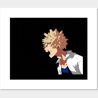 bakugo shirt Posters and Art